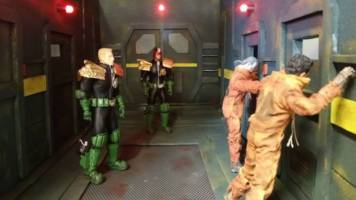 CUBES for you CREEP!! (Judge Dredd) Custom Action Figure
