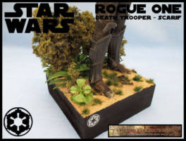 Death Trooper on Scarif (Star Wars) Custom Diorama / Playset