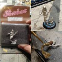 Steampunk Mermaid (Original) Custom Miniature / Figurine [WIP]