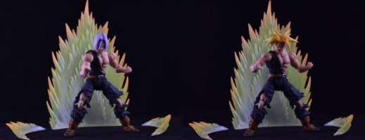 Battle Damaged Trunks (Dragonball Z) Custom Action Figure