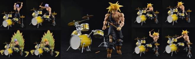 Battle Damaged Trunks (Dragonball Z) Custom Action Figure