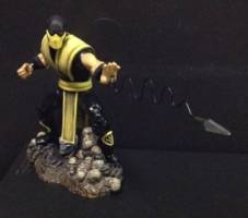 Scorpion (Mortal Kombat) Custom Action Figure ["Get over here!"]