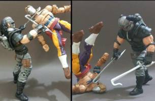 Kabal Vs. Vega (Mortal Kombat) Custom Action Figure