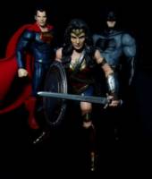 dawn of Justice movie trinity (superman, batman, wonder woman) (Batman - Movie Style) Custom Action Figure