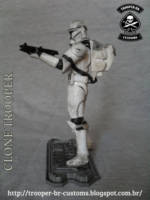Star Wars Clone Trooper (Star Wars Clone Wars) Custom Action Figure [Star Wars Custom Clone Trooper 4]