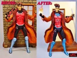 Marvel Select Gambit quick makeover (Marvel Select) Custom Action Figure