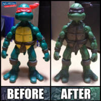 Teenage Mutant Ninja Turtles (Mirage Studios) (Teenage Mutant Ninja Turtles) Custom Action Figure [Cowabunga!]