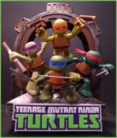 TMNT Team Dio (Teenage Mutant Ninja Turtles) Custom Diorama / Playset