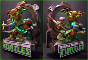 TMNT Team Dio (Teenage Mutant Ninja Turtles) Custom Diorama / Playset