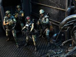 Aliens Dioram (Aliens) Custom Diorama / Playset