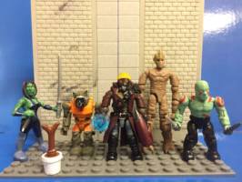 Rocket Raccoon marvel mega bloks (Mega Bloks) Custom Miniature / Figurine [Guardians of the galaxy marvel mega bloks]