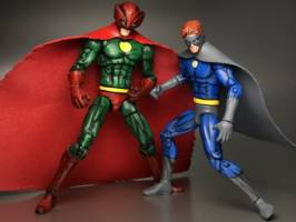 Horned Owl and Fledermaus (Bat) (DC Infinite Heroes) Custom Action Figure