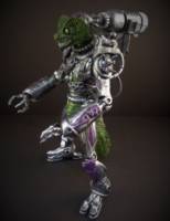 Concept Scalien (Teenage Mutant Ninja Turtles) Custom Action Figure