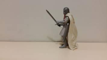 Grail Knight action figure with helmet and longsword (Indiana Jones) Custom Action Figure [Side of the body]