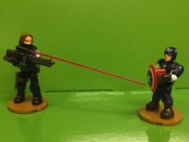 The Winter Soldier marvel mega bloks (Mega Bloks) Custom Miniature / Figurine [The Winter Soldier and captain America marvel mega bloks]
