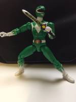 Green Ranger No Shield Variant (Power Rangers) Custom Action Figure