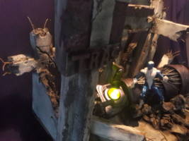 Trask fall (Marvel) Custom Diorama / Playset