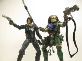 Dachande and Machiko Noguchi (Alien vs Predator) Custom Action Figure