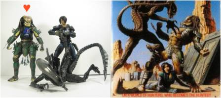 Dachande and Machiko Noguchi (Alien vs Predator) Custom Action Figure