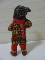 Dwarven Axeman  No.2(Figurine) (Hobbit) Custom Miniature / Figurine [Back,Helmet on]