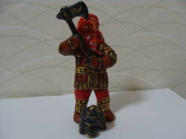 Dwarven Axeman  No.2(Figurine) (Hobbit) Custom Miniature / Figurine [Helmet off]