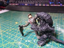 Colonial Marines Squad *Updated* (Mega Bloks) Custom Miniature / Figurine [gratuitous action shot]