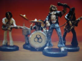 The Gods Of Rock (Miniatures Set) (Rock Stars) Custom Miniature / Figurine