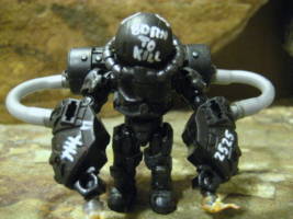 Spartan Mark VI Pyro-Limbic Armor Mod (Halo) Custom Miniature / Figurine