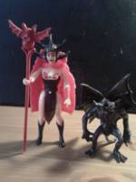 Myrdinia - the evil witch and her demon servant zorb (Masters of the Universe) Custom Action Figure