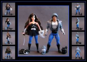 Cheryl & Cory (princess of power style) (She-Ra) Custom Action Figure