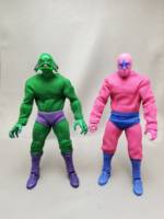 StarMan & The Amazon - Nintendo  Pro Wrestling (Nintendo) Custom Action Figure