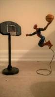 1/12 Scale Basketball Hoop and Ball for Marvel Legends (Marvel Legends) Custom Diorama / Playset