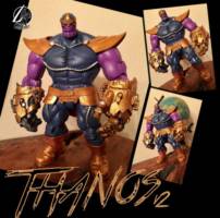 Thanos (Classic/Update version combo) (Marvel Legends) Custom Action Figure