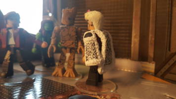 "The Collector" GOTG Minimates custom (Guardians of the Galaxy) Custom Miniature / Figurine ["I never thought I'd meet a Groot"]