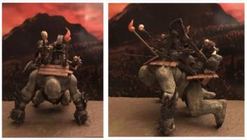 Dol Guldur - Catapult Troll (Hobbit) Custom Action Figure