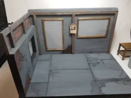 Apartment / Punisher Hideout / Armory Diorama (Marvel) Custom Diorama / Playset