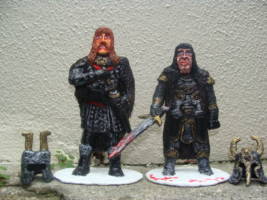 Rexor (Conan) Custom Miniature / Figurine [Helmet off to the right side of Doom]