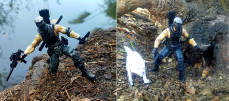 Old Snake Eyes (G.I. Joe) Custom Action Figure