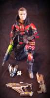 Destiny Hunter (with Hawksaw Pulse Rifle) (Destiny) Custom Action Figure