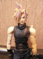 Hair Painted Cloud (Final Fantasy VII) Custom Action Figure