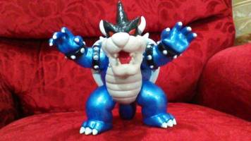 Dark Bowser and Dark Fawful Bug (Super Mario Bros) Custom Action Figure