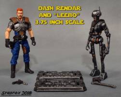 Dash Rendar and "Leebo" (Star Wars) Custom Action Figure