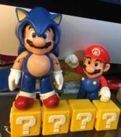 Sonic Mario Mario cosplaying (Nintendo) Custom Action Figure