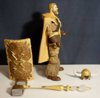 Heimdall (Marvel Legends) Custom Action Figure [Heimdall No Helmet Right]