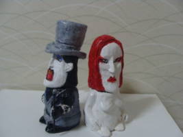 Marilyn Manson Salt And Pepper Shaker Set,no.2 (Rock Stars) Custom Other