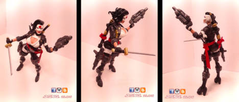 Katana (DC Universe) Custom Action Figure