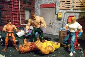 Damnd "Thrasher. Final Fight 1 (Final Fight) Custom Action Figure