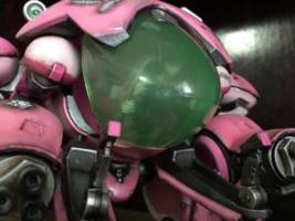 D.VA and Battle Damage Meka (Overwatch) Custom Action Figure [Inside MEKA]