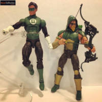 Green Arrow v2 / Green Lantern v2 (Hard Traveling Heroes) (Marvel Legends) Custom Action Figure