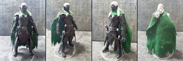 Drizzt Do'Urden (Dungeons and Dragons) Custom Action Figure [360 with cape]